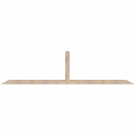 Ekena Millwork Portland Smooth Timber Gable Bracket, Douglas Fir, 108"W x 27"H x 3 1/2"D x 3 1/2"F, 6/12 Pitch GBW108X27X0404POR00SDF